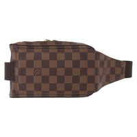 Louis Vuitton Geronimos Waist Bag Damier Brown Canvas Clutche & Pouche Bag (Pre-Loved)