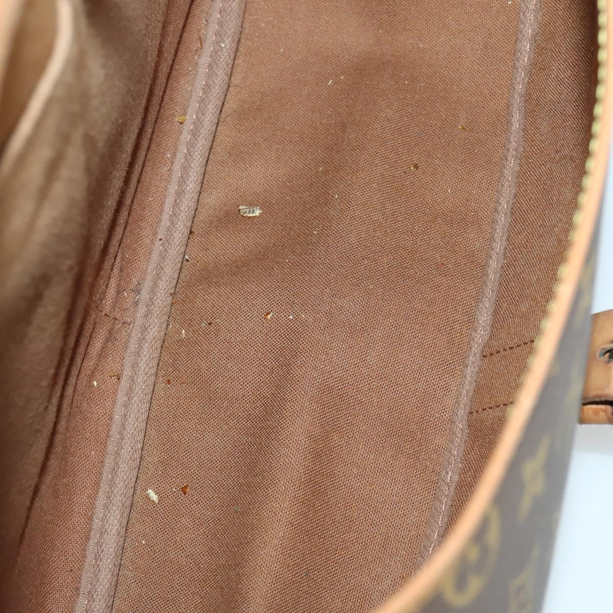 Louis Vuitton Saumur Handbag Monogram Canvas Brown Canvas Shoulder Bag Bag (Authentic Pre-Loved)