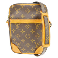 Louis Vuitton Danube Handbag Monogram Canvas Brown Canvas Shoulder Bag Bag (Authentic Pre-Loved)