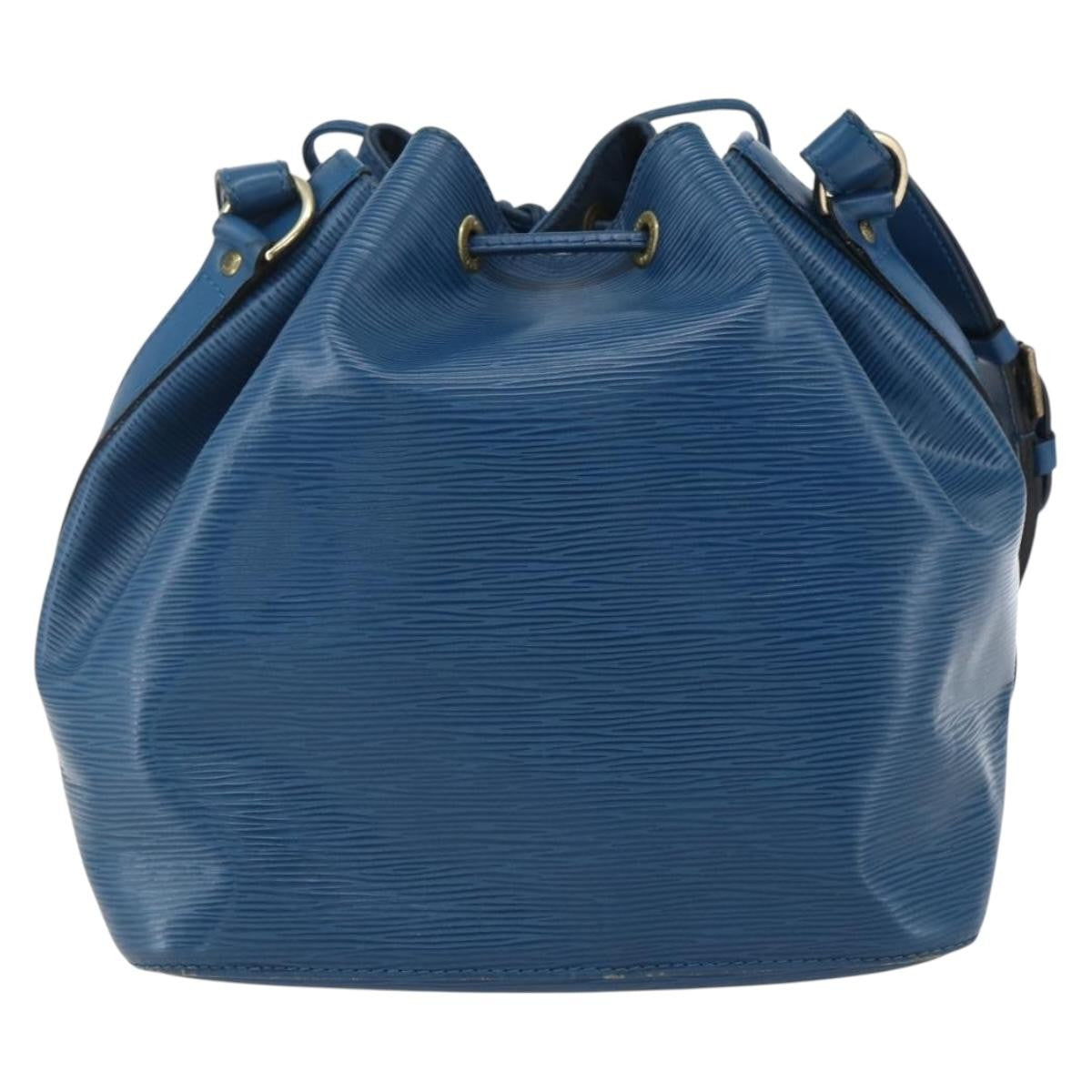 Louis Vuitton Noe Handbag Epi Leather Blue Leather Shoulder Bag Bag (Authentic Pre-Loved)