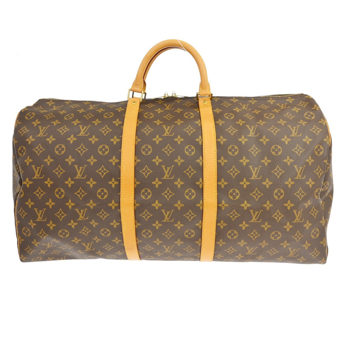 Louis Vuitton Louis Vuitton Keepall Bag Monogram Canvas Brown Canvas Travel Bag Bag (Authentic Pre-Loved)