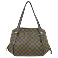 Louis Vuitton Belem Handbag Damier Brown Canvas Shoulder Bag Bag (Authentic Pre-Loved)