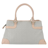 Salvatore Ferragamo Gancini Tote Leather Gray Leather Tote Bag Bag (Pre-Loved)