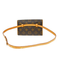 Louis Vuitton Louis Vuitton Florentine Waist Bag Monogram Canvas Brown Canvas Clutche & Pouche Bag (Pre-Loved)