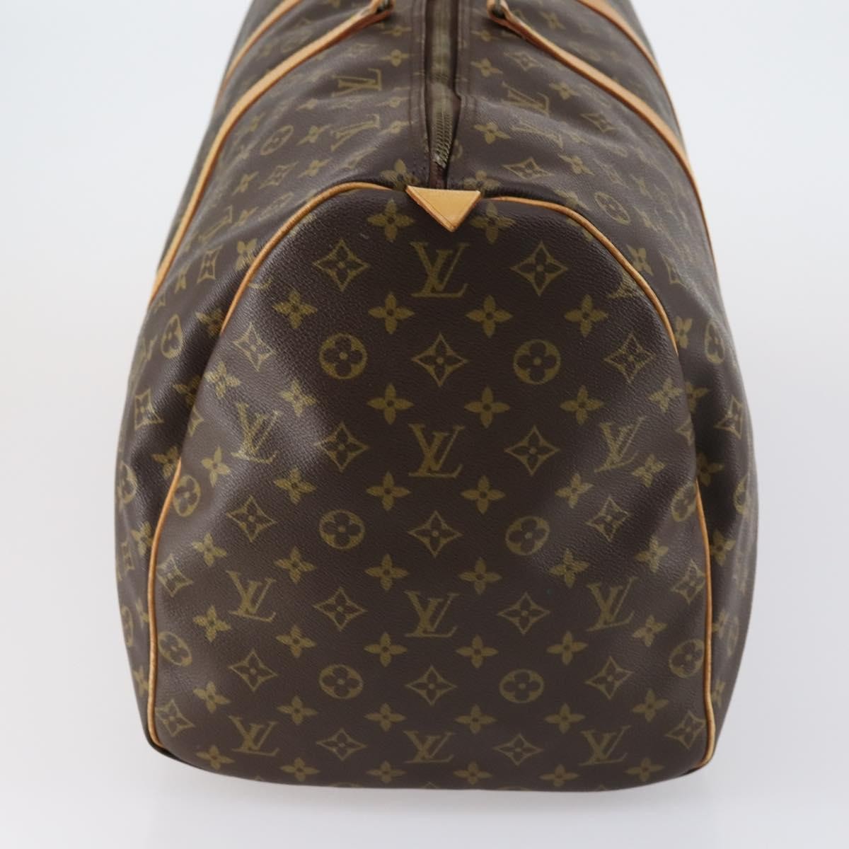 Louis Vuitton Keepall Bag Monogram Canvas Brown Canvas Travel Bag Bag (Pre-Loved)