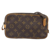 Louis Vuitton Pochette Marly Bandouliere Bag Monogram Canvas Brown Canvas Shoulder Bag Bag (Pre-Loved)