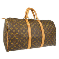 Louis Vuitton Louis Vuitton Keepall Bag Monogram Canvas Brown Canvas Travel Bag Bag (Authentic Pre-Loved)
