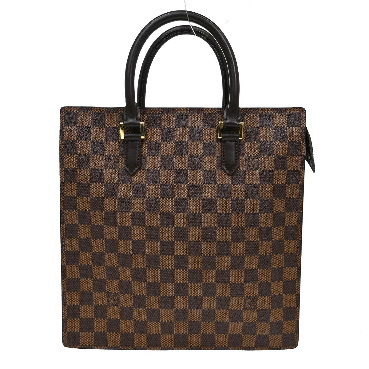 Louis Vuitton Venice Sac Plat Bag Damier Brown Canvas Tote Bag Bag (Pre-Loved)