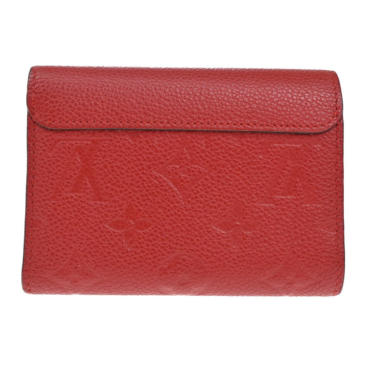Louis Vuitton Pont Neuf Wallet Monogram Empreinte Leather Red Leather Wallets Accessory (Authentic Pre-Loved)