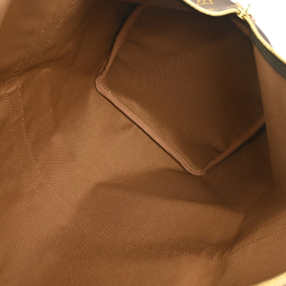 Louis Vuitton Keepall Bag Monogram Canvas Brown Canvas Travel Bag Bag (Authentic Pre-Loved)