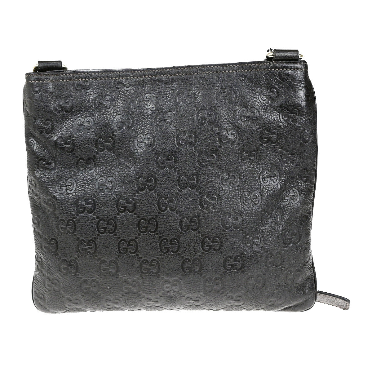 Gucci Guccissima Shoulder Bag Brown Leather Shoulder Bag Bag (Pre-Loved)