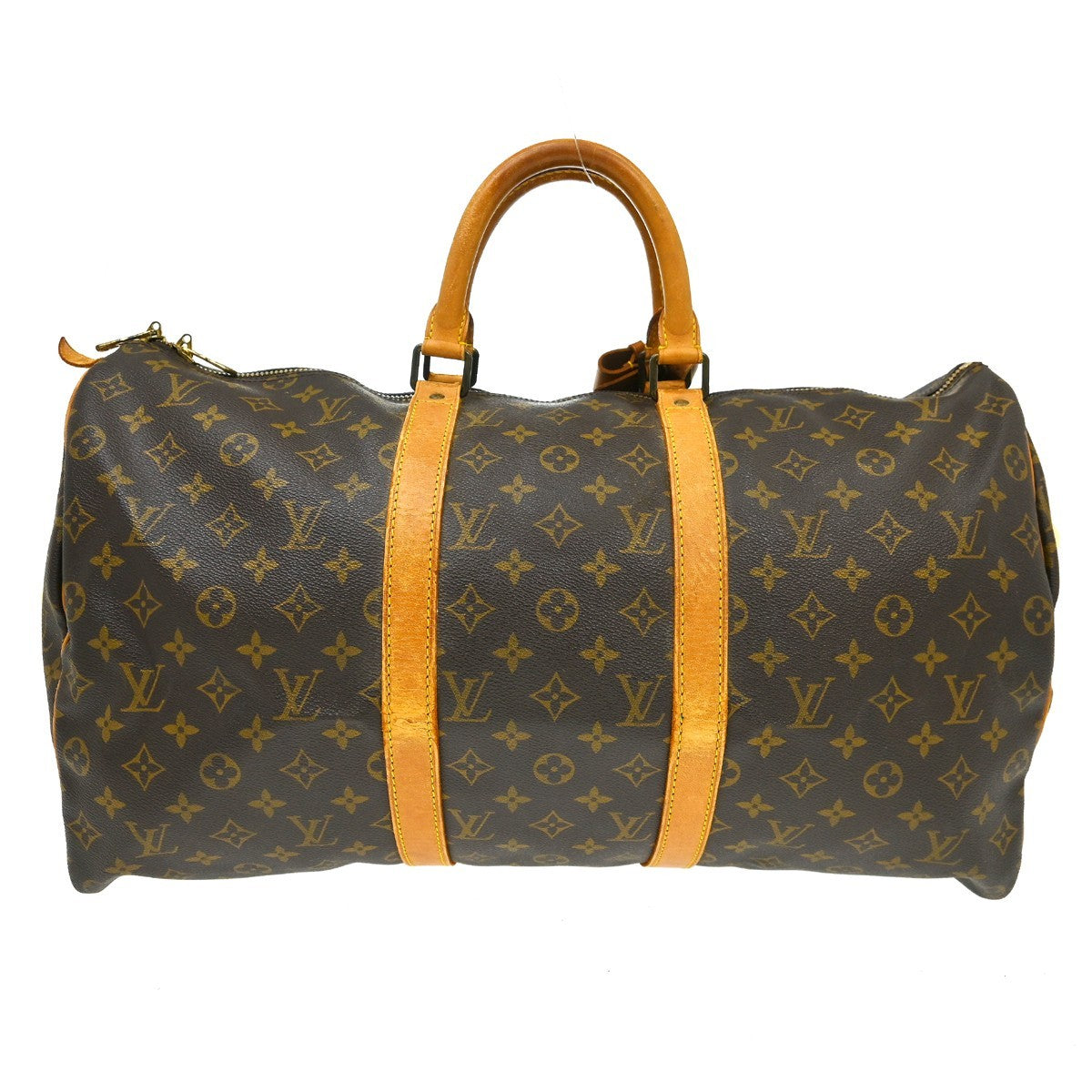 Louis Vuitton Louis Vuitton Keepall Bag Monogram Canvas Brown Canvas Travel Bag Bag (Authentic Pre-Loved)