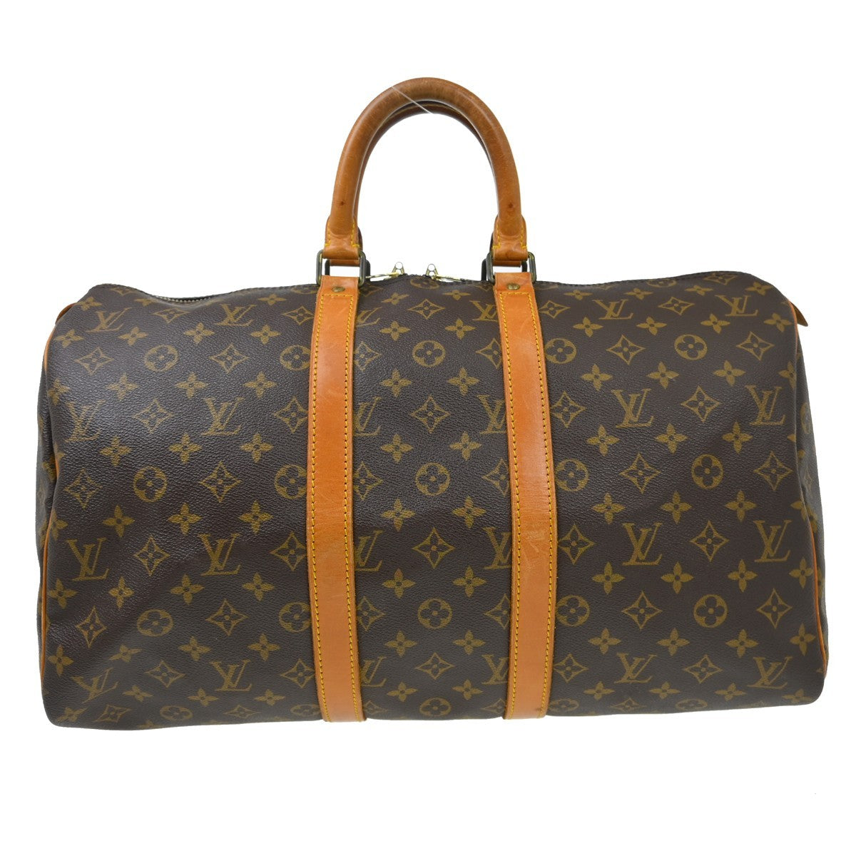 Louis Vuitton Louis Vuitton Keepall Bag Monogram Canvas Brown Canvas Travel Bag Bag (Authentic Pre-Loved)