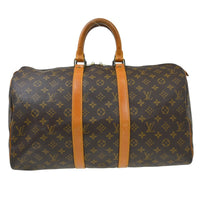 Louis Vuitton Louis Vuitton Keepall Bag Monogram Canvas Brown Canvas Travel Bag Bag (Authentic Pre-Loved)