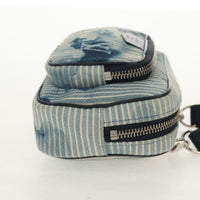 Louis Vuitton Outdoor Pouch Limited Edition Monogram Watercolor Stripes Denim Blue Canvas Clutche & Pouche Bag (Pre-Loved)