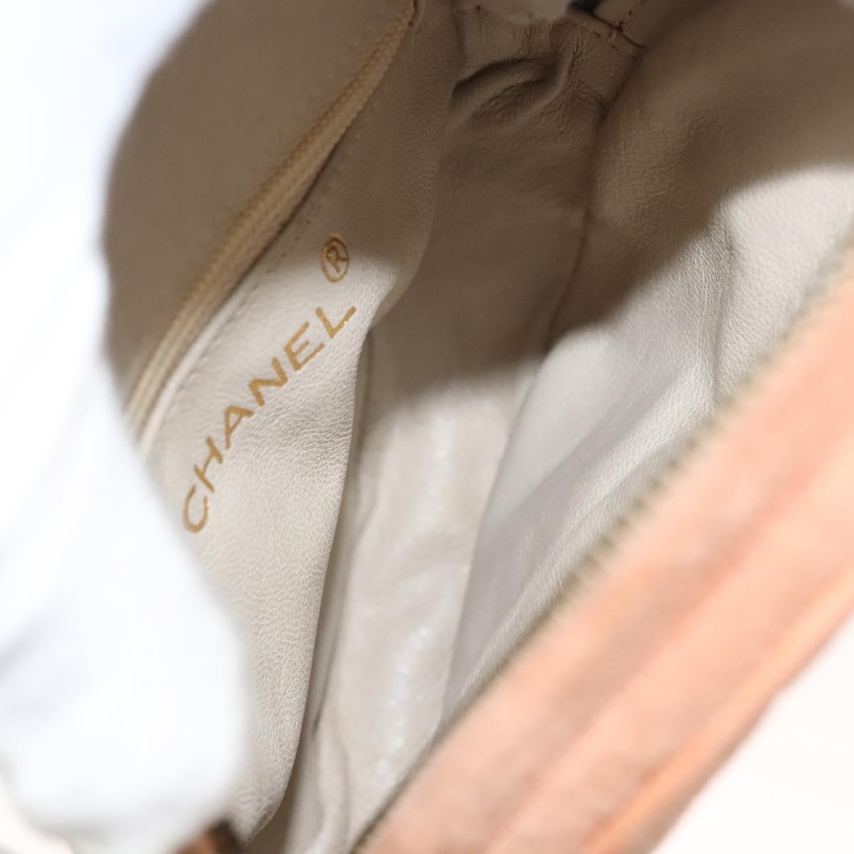 Chanel Vintage Clutch Suede Orange Suede Clutche & Pouche Bag (Pre-Loved)