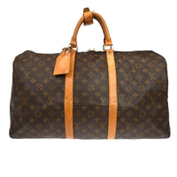 Louis Vuitton Louis Vuitton Keepall Bag Monogram Canvas Brown Canvas Travel Bag Bag (Pre-Loved)