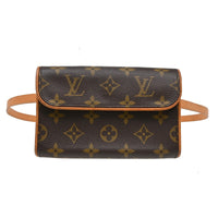 Louis Vuitton Louis Vuitton Florentine Waist Bag Monogram Canvas Brown Canvas Clutche & Pouche Bag (Pre-Loved)