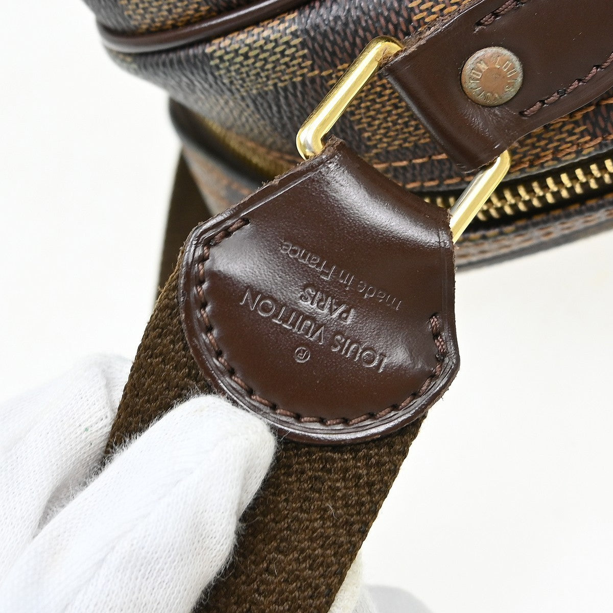 Louis Vuitton Reporter Bag Damier Brown Canvas Shoulder Bag Bag (Authentic Pre-Loved)