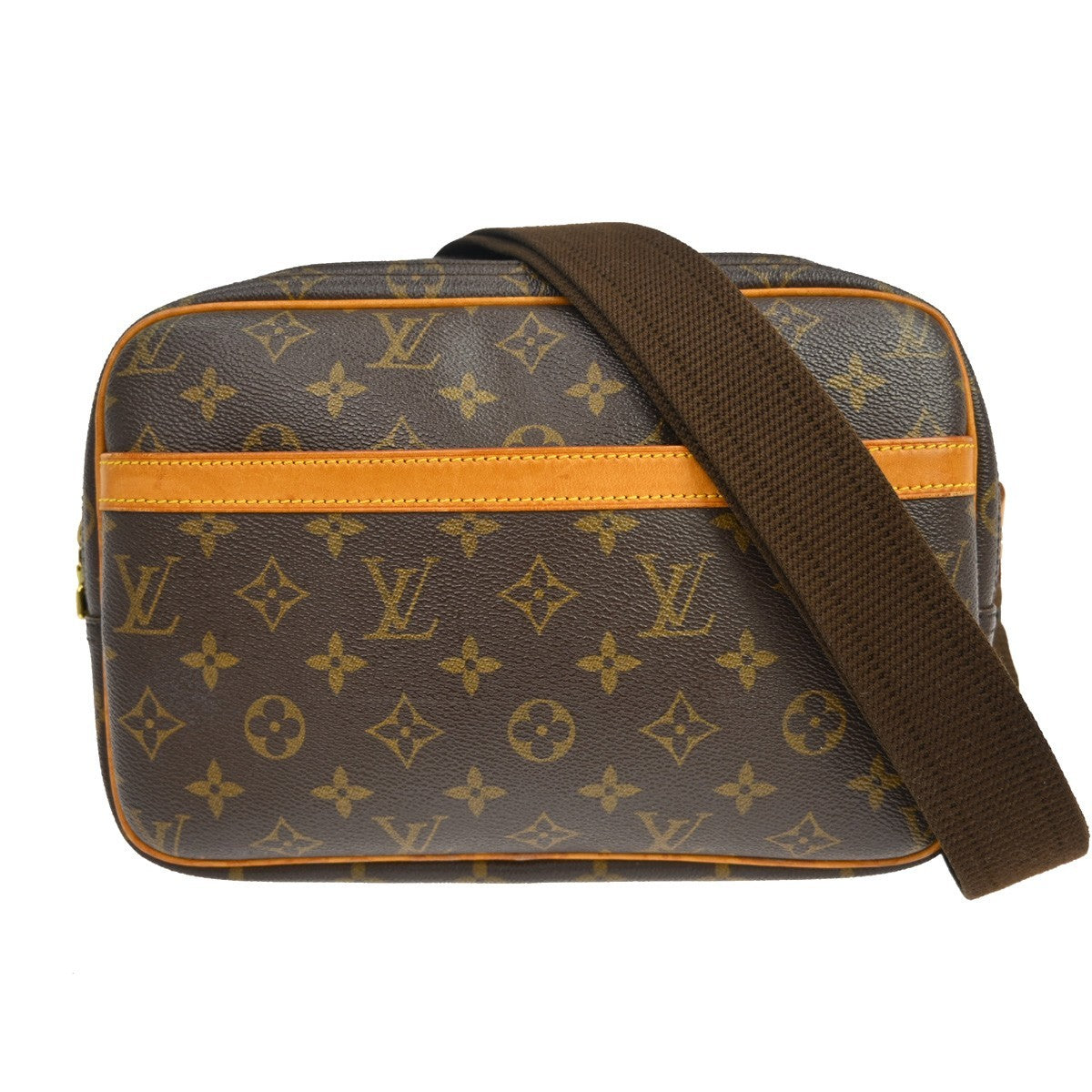 Louis Vuitton Louis Vuitton Reporter Bag Monogram Canvas Brown Canvas Shoulder Bag Bag (Pre-Loved)