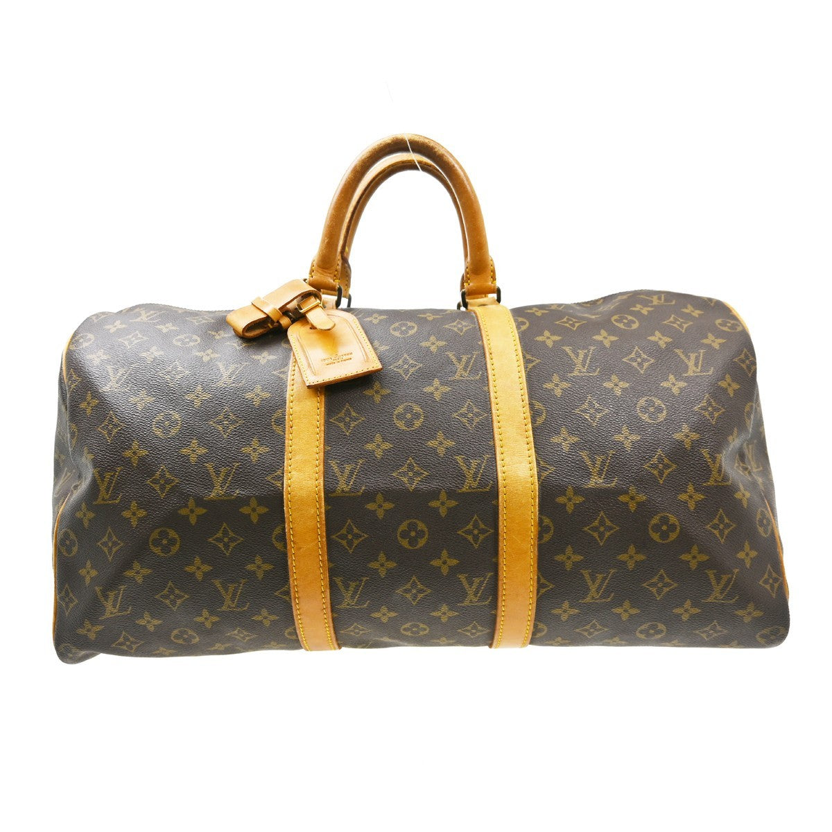 Louis Vuitton Louis Vuitton Keepall Bag Monogram Canvas Brown Canvas Travel Bag Bag (Pre-Loved)
