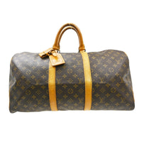 Louis Vuitton Louis Vuitton Keepall Bag Monogram Canvas Brown Canvas Travel Bag Bag (Pre-Loved)