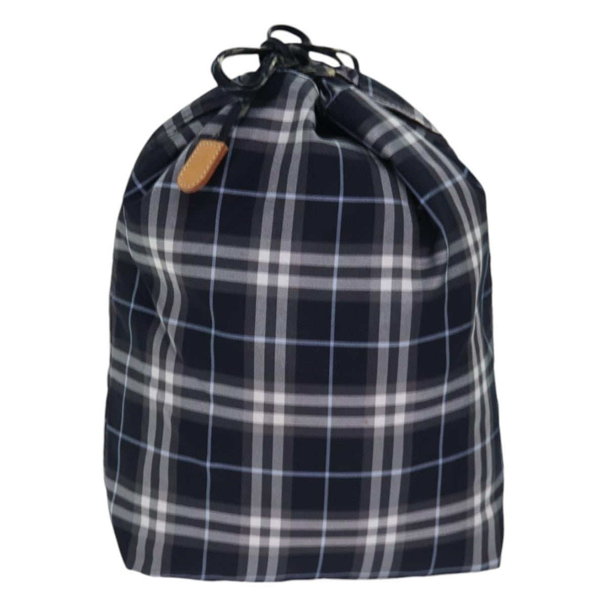 Burberry Nova Check Blue Label Nylon Black Nylon Clutche & Pouche Bag (Authentic Pre-Loved)