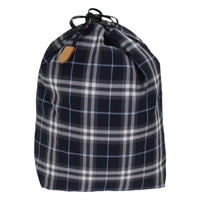 Burberry Nova Check Blue Label Nylon Black Nylon Clutche & Pouche Bag (Authentic Pre-Loved)