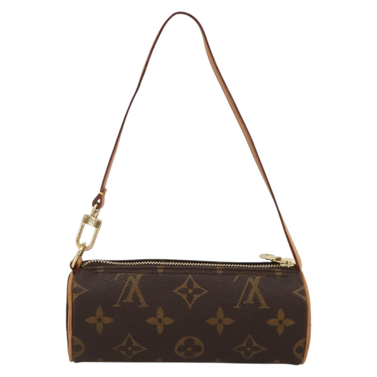 Louis Vuitton Papillon Pochette Monogram Canvas Brown Canvas Clutche & Pouche Bag (Authentic Pre-Loved)