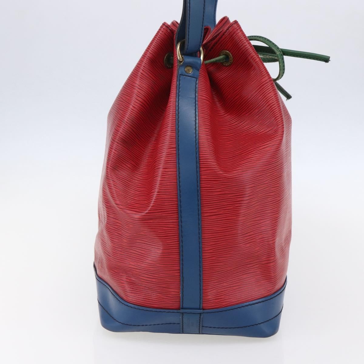 Louis Vuitton Tricolor Noe Handbag Epi Leather Red Leather Shoulder Bag Bag (Pre-Loved)