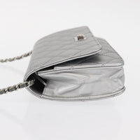 Chanel Reissue 2.55 Wallet On Chain Quilted Lambskin Silver Leather Shoulder Bag Bag (Pre-Loved)