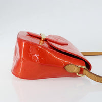 Louis Vuitton Louis Vuitton Bellflower Handbag Monogram Vernis Red Patent_Leather Shoulder Bag Bag (Pre-Loved)