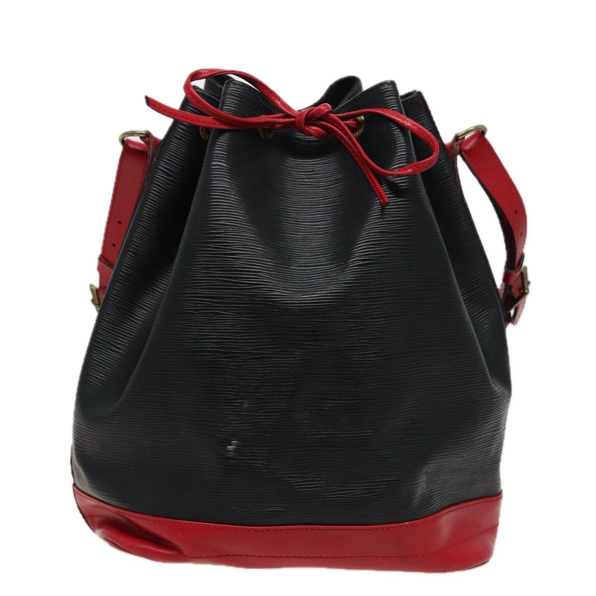Louis Vuitton Bicolor Noe Handbag Epi Leather Black Leather Shoulder Bag Bag (Authentic Pre-Loved)