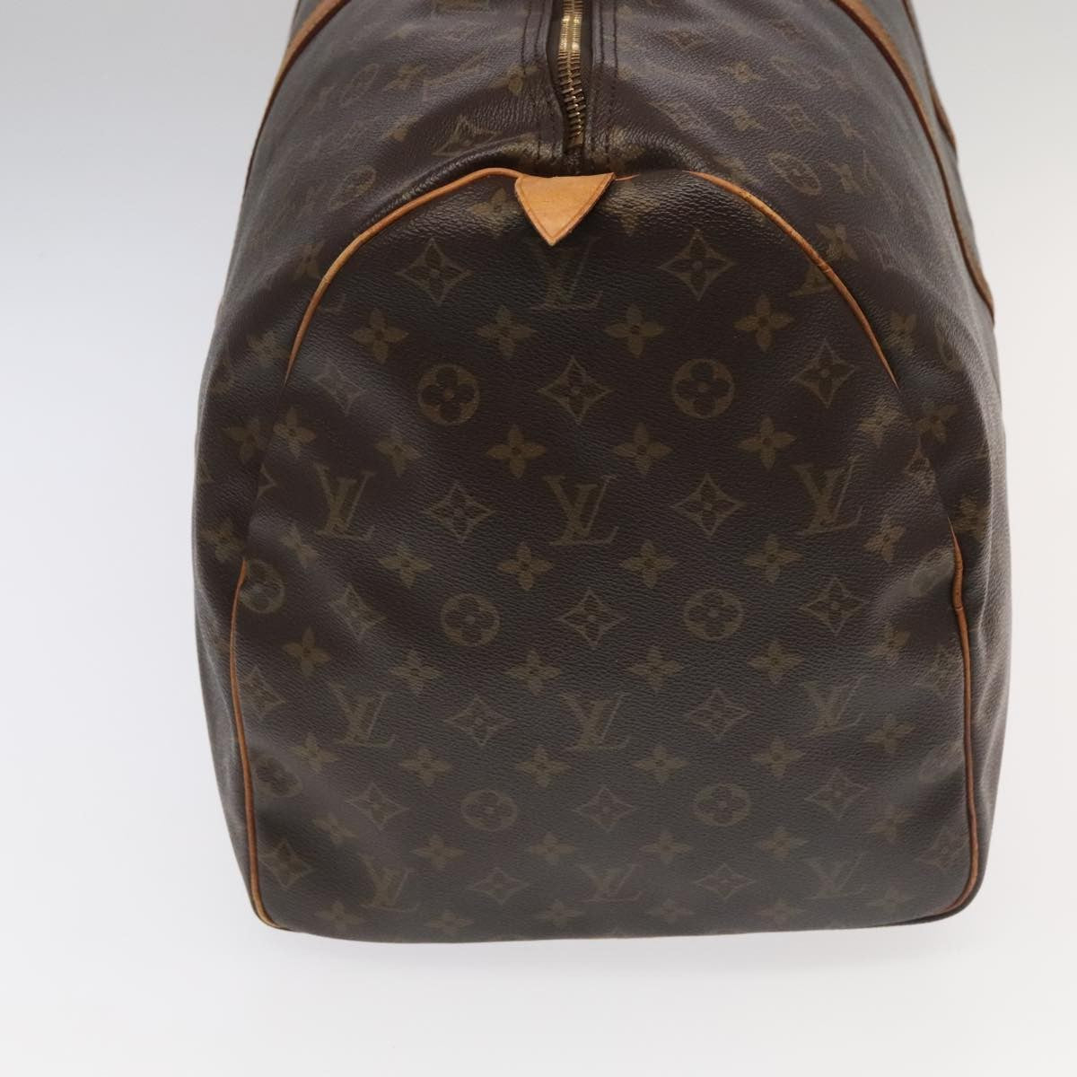 Louis Vuitton Keepall Bag Monogram Canvas Brown Canvas Travel Bag Bag (Authentic Pre-Loved)