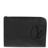Louis Vuitton Pochette Jour Initials Epi Leather Black Leather Clutche & Pouche Bag (Pre-Loved)