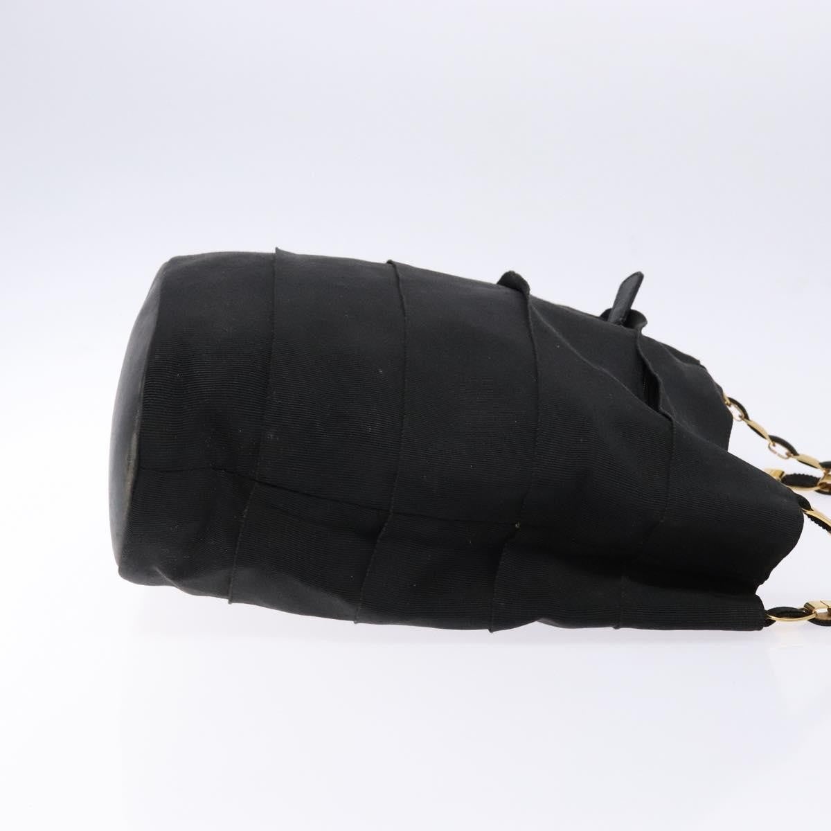 Salvatore Ferragamo Vala Shoulder Bag Canvas Black Canvas Shoulder Bag Bag (Pre-Loved)