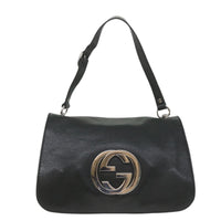 Gucci Blondie Flap Bag Leather Black Leather Shoulder Bag Bag (Authentic Pre-Loved)