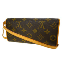 Louis Vuitton Louis Vuitton Twin Handbag Monogram Canvas Brown Canvas Clutche & Pouche Bag (Authentic Pre-Loved)