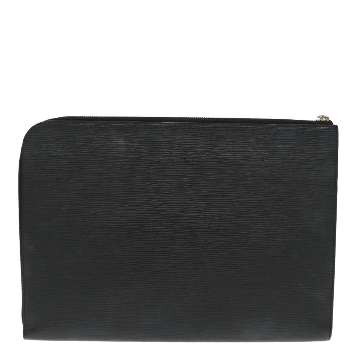 Louis Vuitton Pochette Jour Initials Epi Leather Black Leather Clutche & Pouche Bag (Pre-Loved)