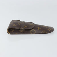 Louis Vuitton Etui À Stylo Canvas Brown Canvas Clutche & Pouche Bag (Pre-Loved)