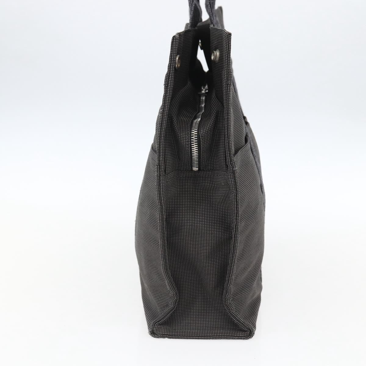 Hermes Fourre-Tout Herline Canvas Gray Canvas Tote Bag Bag (Pre-Loved)