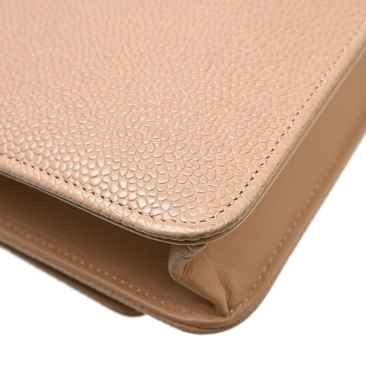 Chanel Logo Wallet On Chain Leather Pink Calfskin Crossbody Bag Bag (Authentic Pre-Loved)