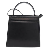 Salvatore Ferragamo Vara Handbag Leather Black Leather Handbag (Authentic Pre-Loved)