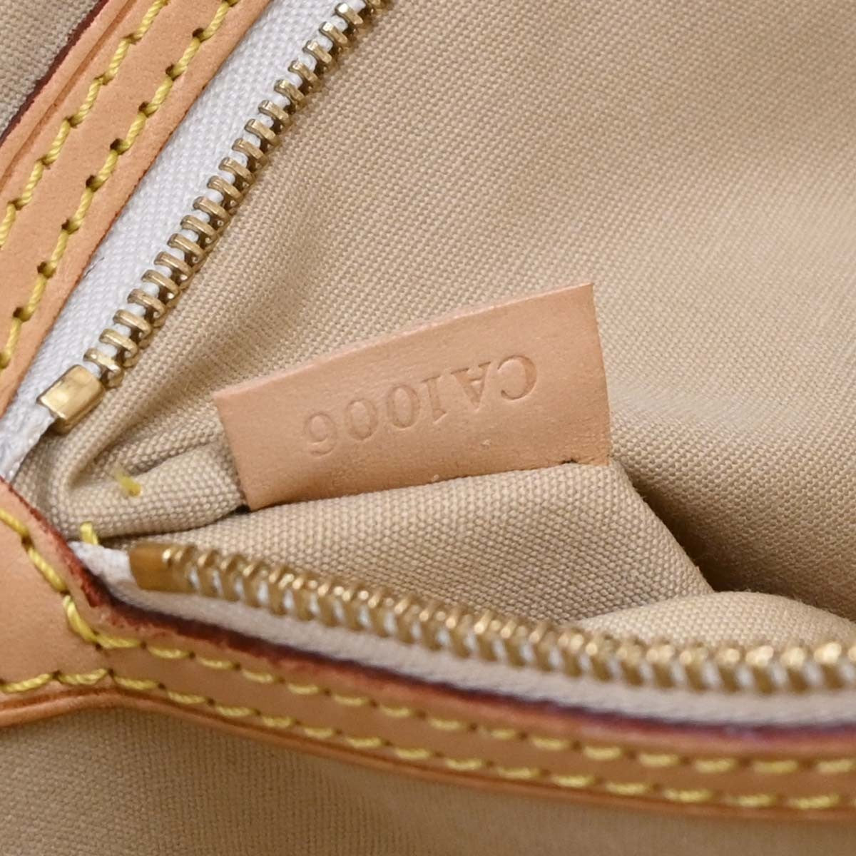 Louis Vuitton Pampelonne Handbag Damier White Canvas Tote Bag Bag (Authentic Pre-Loved)