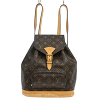 Louis Vuitton Louis Vuitton Vintage Montsouris Backpack Monogram Canvas Brown Canvas Backpack Bag (Pre-Loved)