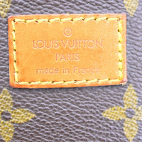 Louis Vuitton Saumur Handbag Monogram Canvas Brown Canvas Shoulder Bag Bag (Pre-Loved)