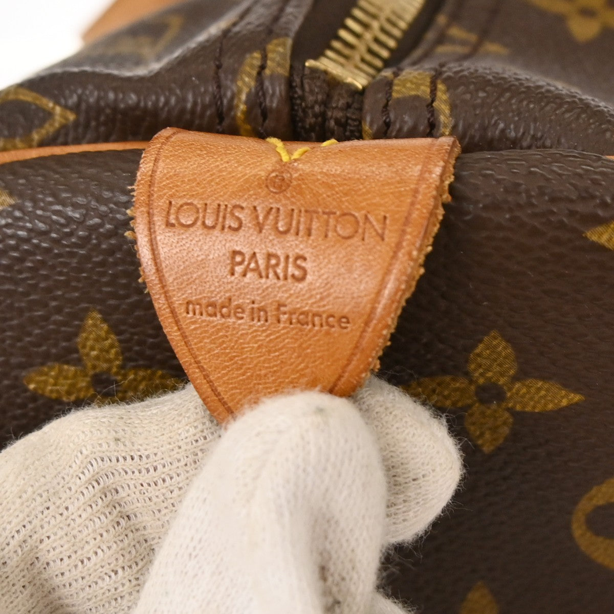 Louis Vuitton Keepall Bag Monogram Canvas Brown Canvas Travel Bag Bag (Pre-Loved)