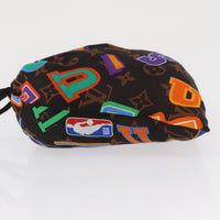 Louis Vuitton X Nba Pouch Monogram Canvas Brown Canvas Clutche & Pouche Bag (Pre-Loved)