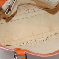 Chanel Cc No.5 Shopping Tote Perforated Patent Orange Patent_Leather Tote Bag Bag (Pre-Loved)
