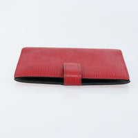 Louis Vuitton Agenda Cover Epi Leather Red Leather Wallets Accessory (Authentic Pre-Loved)